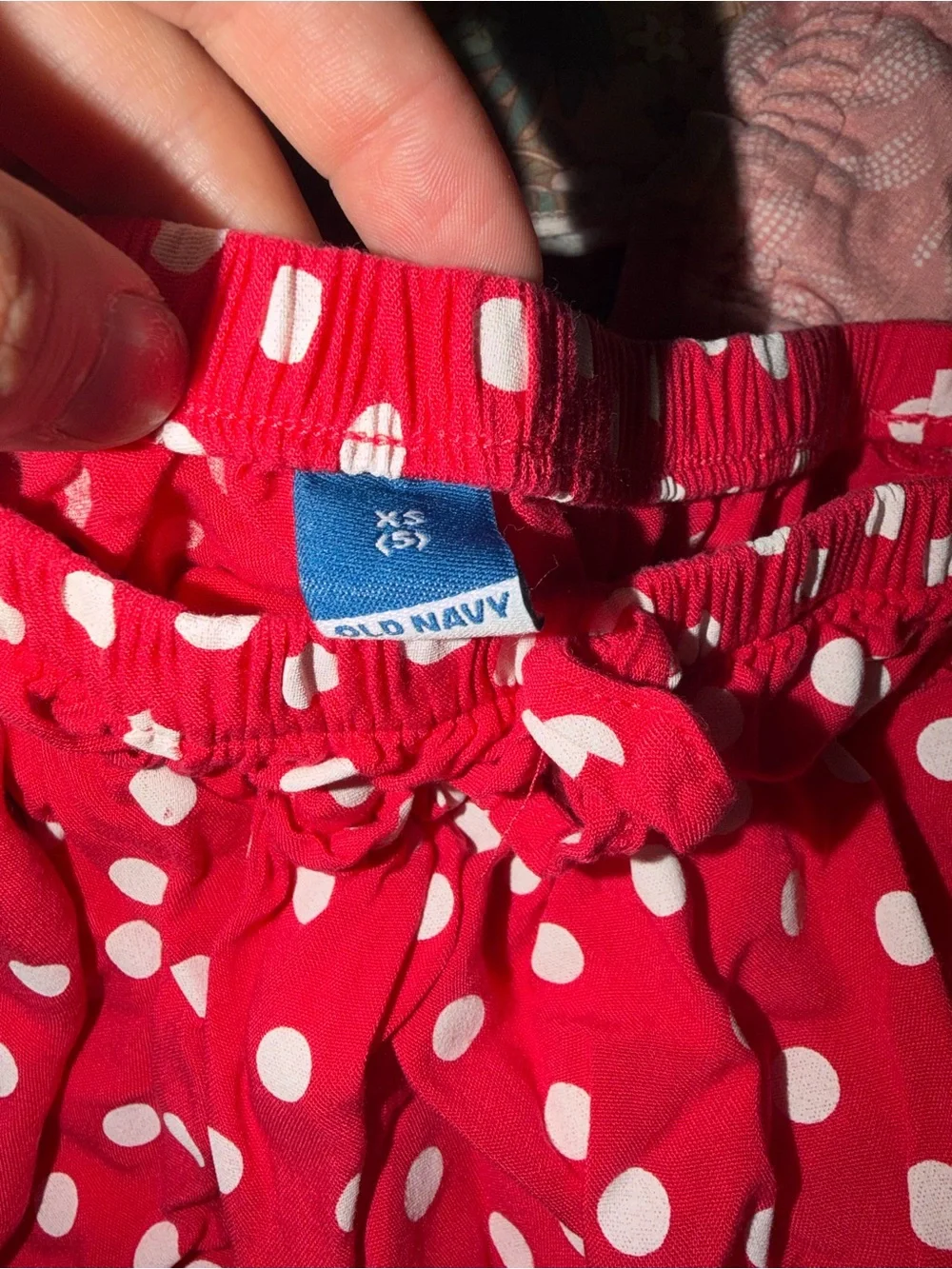 ⭐️ OshKosh B'gosh Pink Floral & Red Polka Dot Girls Tops and Skirt Set